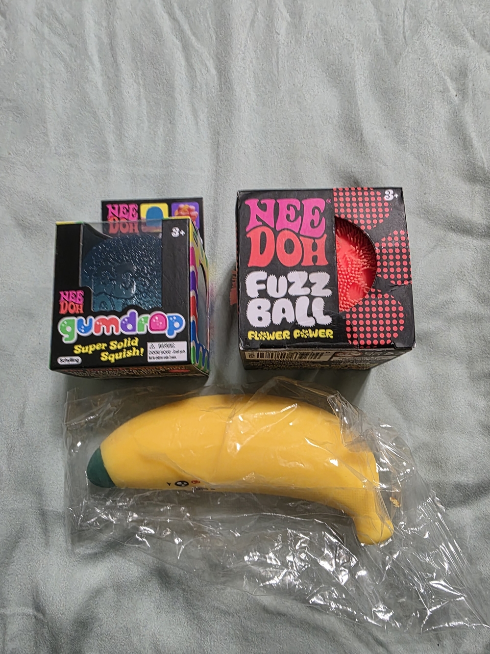 Fuzz Ball & Gumdrop Needoh Squish Toy Set